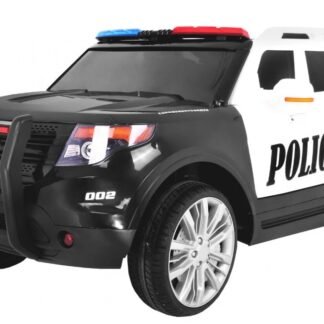 VENTA Coche policía jeep style negro 12v - hasta 6 años, mando a distancia, luces, sonidos y megáfono  - INDA463-RA-CH9935BLACK